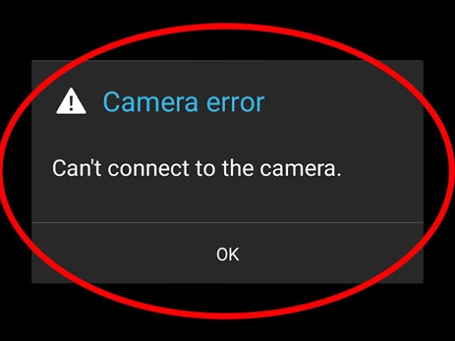 Camera Activation Failure: