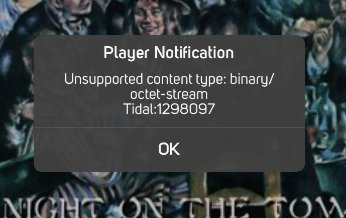 What is the Unsupported Content Error: