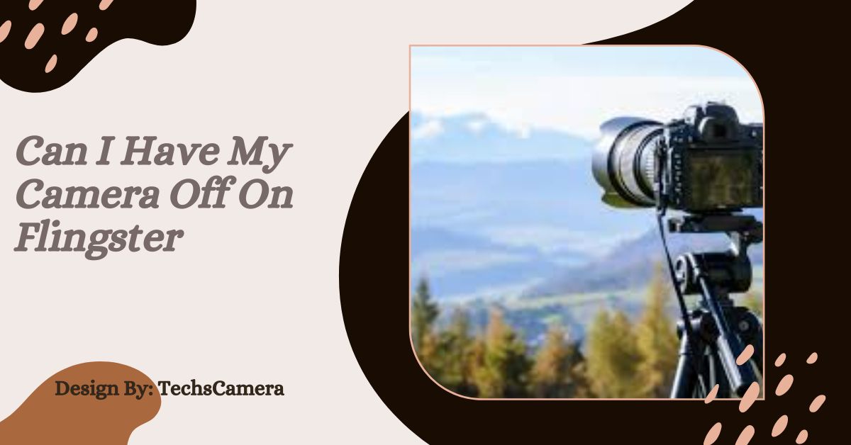 Can I Have My Camera Off On Flingster – Complete Guide!